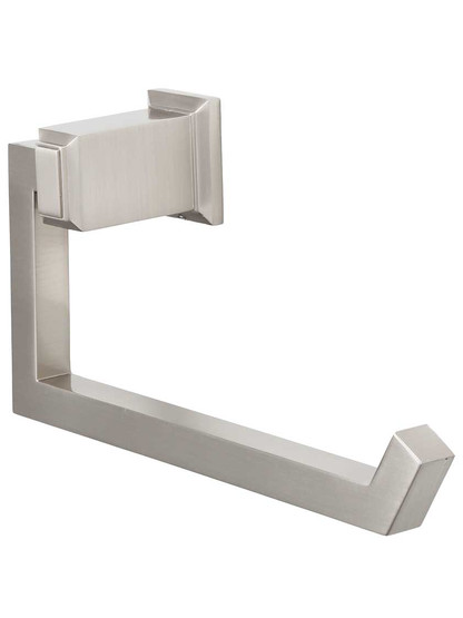 Sutton Place Toilet Paper Bar in Polished Nickel.